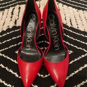 Calvin Klein Red Pumps